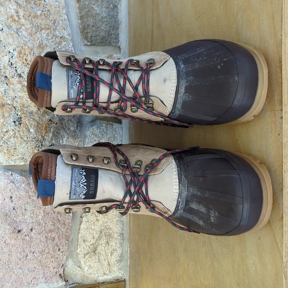 JCREW Mens Size 12 Nordic insulated duck boots